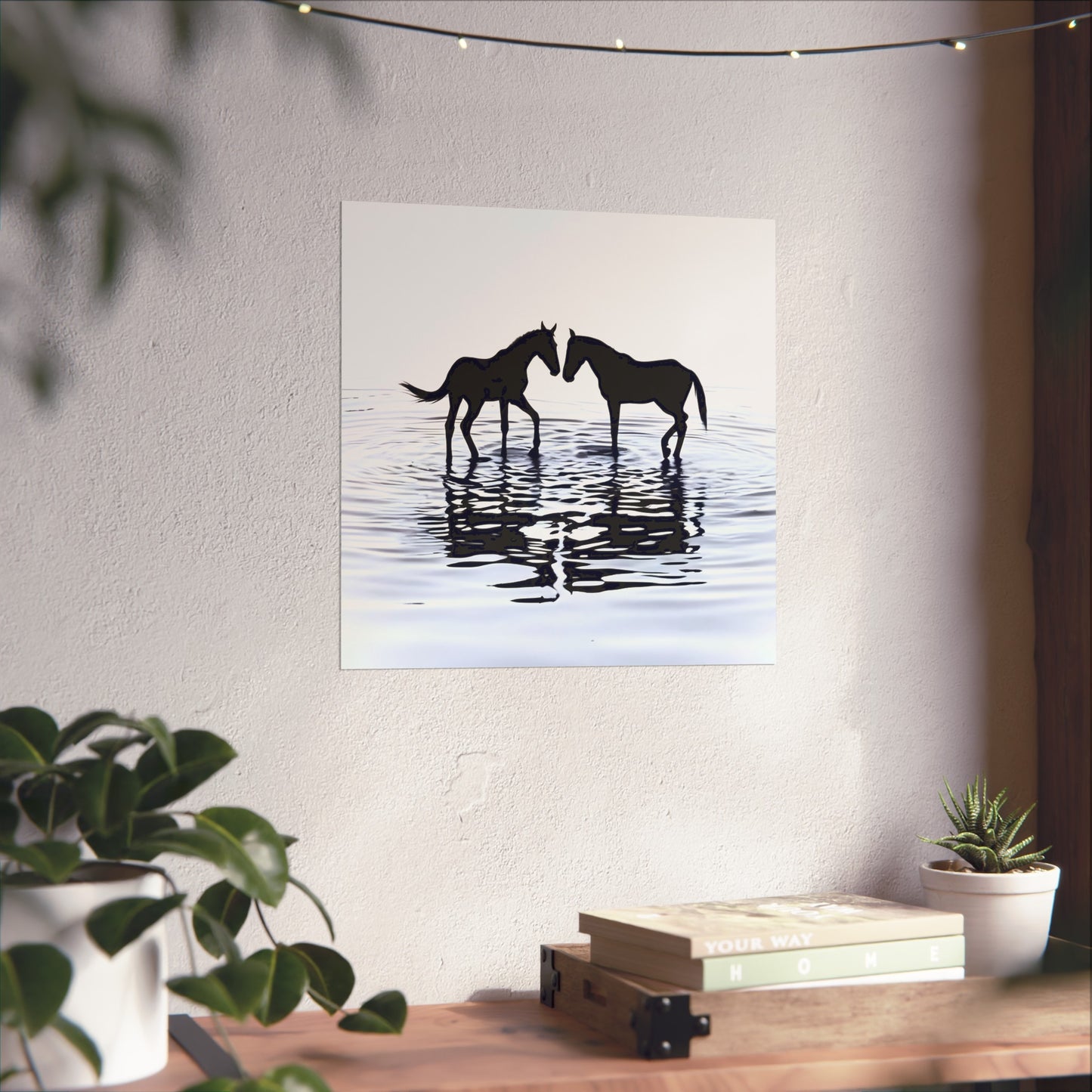 Nuzzle in Shallow Water - Tide & Light Series Giclée Unframed Poster