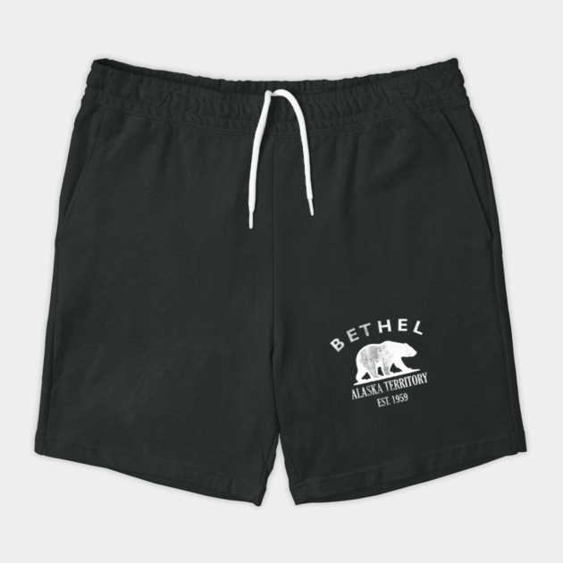 Bethel Alaska Vintage Retro Shorts - White Logo - Various Colors