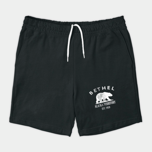 Bethel Alaska Vintage Retro Shorts - White Logo - Various Colors