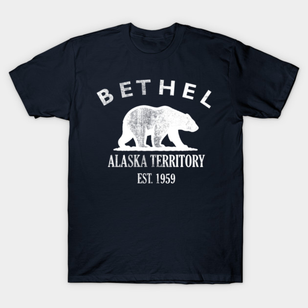 Bethel Alaska Vintage Retro Women's T-Shirt - White Logo - Various Colors