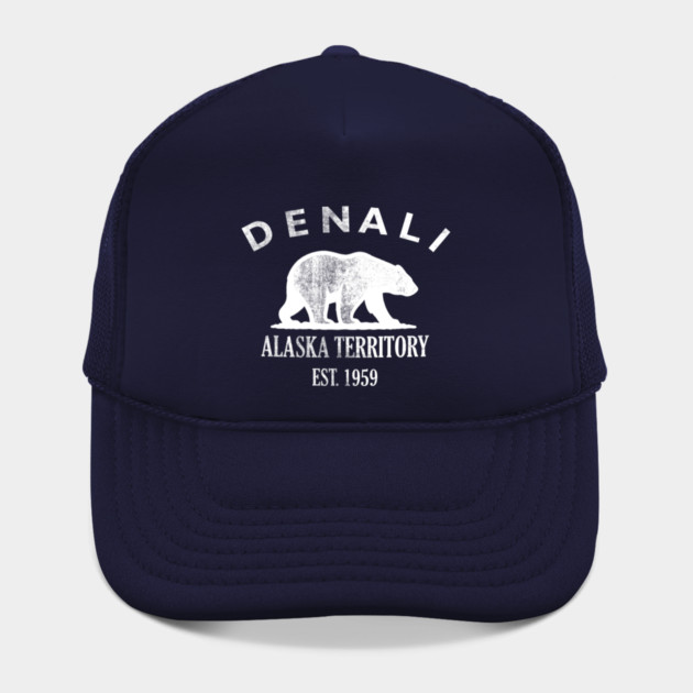 Denali Alaska Vintage Retro Hat - White Logo - Various Colors