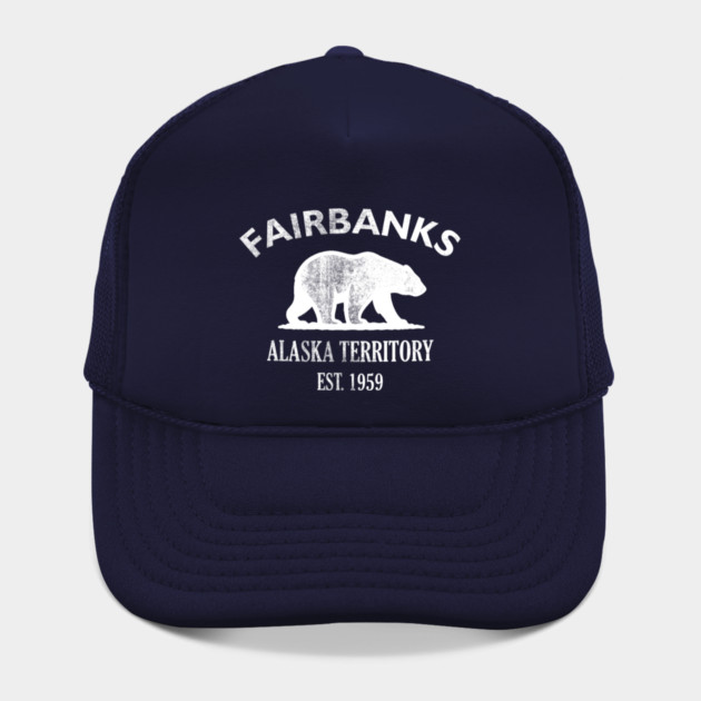 Fairbanks Alaska Vintage Retro Hat - White Logo - Various Colors