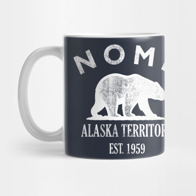Nome Alaska Vintage Retro Mug - White Logo