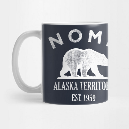 Nome Alaska Vintage Retro Mug - White Logo