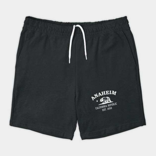 Anaheim California Vintage Retro Shorts - White Logo - Various Colors