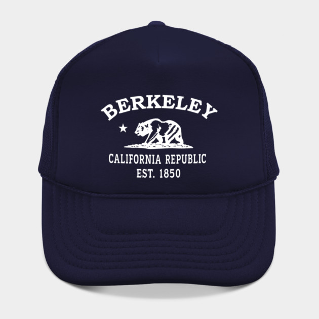 Berkeley California Vintage Retro Hat - White Logo - Various Colors
