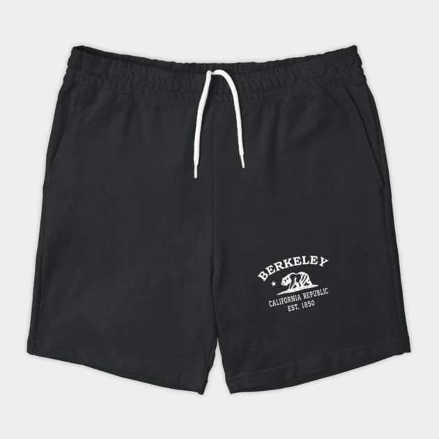 Berkeley California Vintage Retro Shorts - White Logo - Various Colors