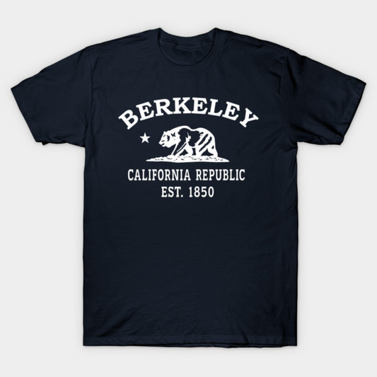 Berkeley California Vintage Retro Women's T-Shirt - White Logo - Various Colors