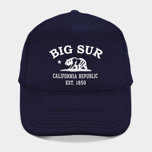 Big Sur California Vintage Retro Hat - White Logo - Various Colors