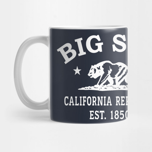 Big Sur California Vintage Retro Mug - White Logo