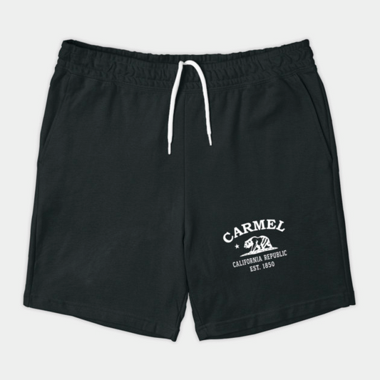 Carmel California Vintage Retro Shorts - White Logo - Various Colors