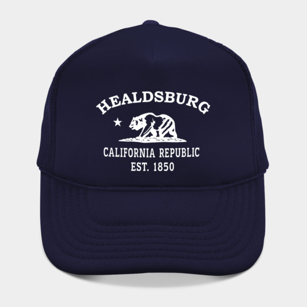Healdsburg California Vintage Retro Hat - White Logo - Various Colors