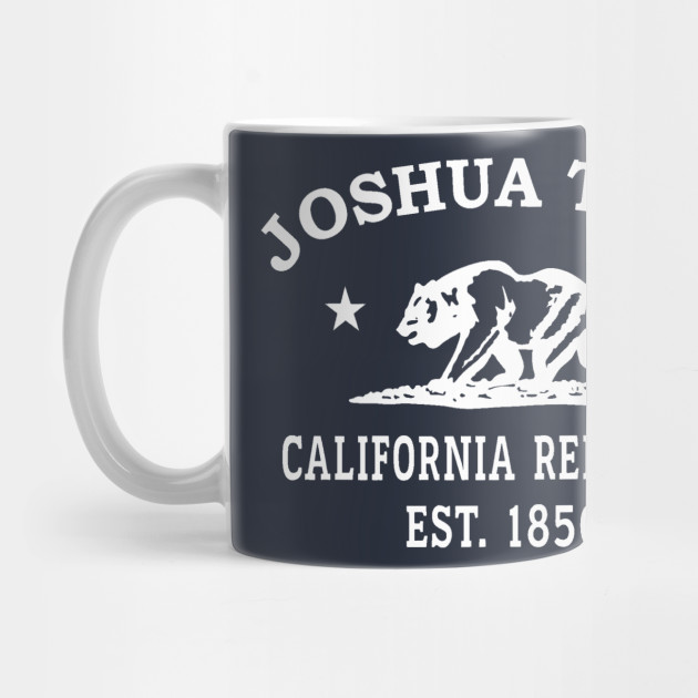 Joshua Tree California Vintage Retro Mug - White Logo