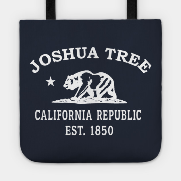 Joshua Tree California Vintage Retro Tote - White Logo