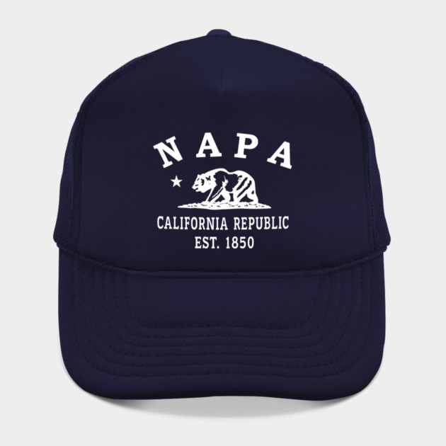 Napa California Vintage Retro Hat - White Logo - Various Colors