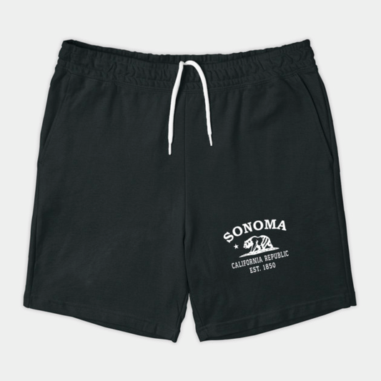 Sonoma California Vintage Retro Shorts - White Logo - Various Colors
