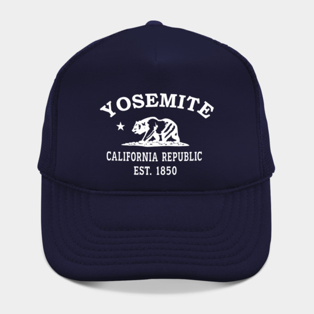 Yosemite California Vintage Retro Hat - White Logo - Various Colors