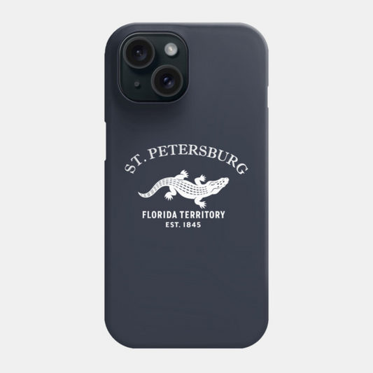 St. Petersburg Florida Vintage Retro Phone Case - White Logo