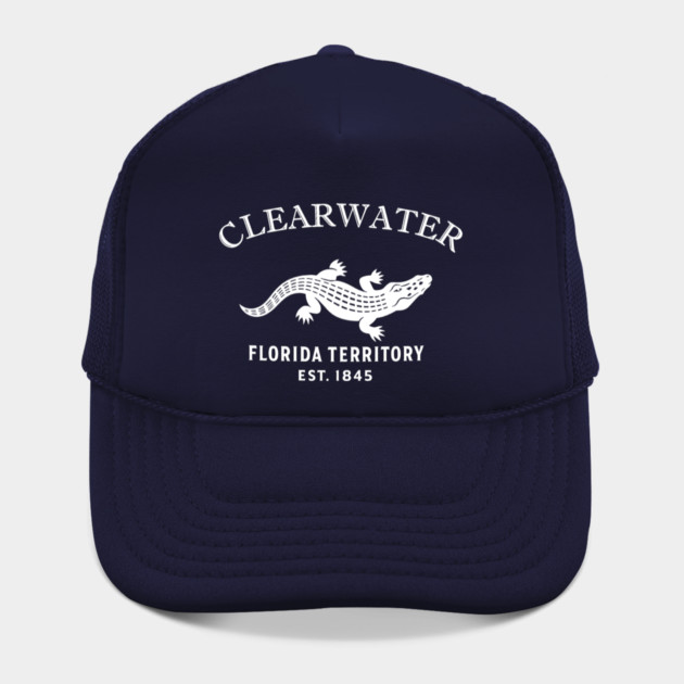 Clearwater Florida Vintage Retro Hat - White Logo - Various Colors