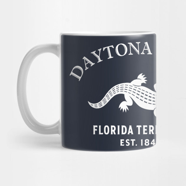 Daytona Florida Vintage Retro Mug - White Logo