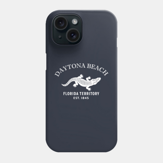 Daytona Florida Vintage Retro Phone Case - White Logo