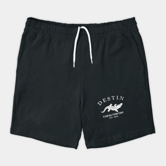 Destin Florida Vintage Retro Shorts - White Logo - Various Colors