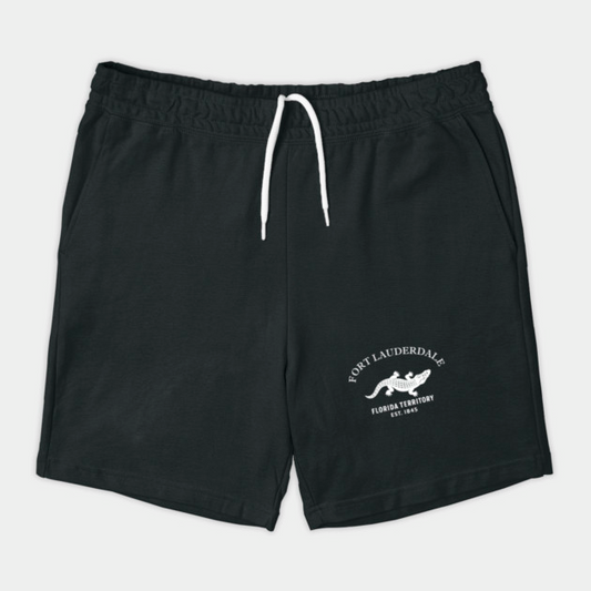 Fort Myers Florida Vintage Retro Shorts - White Logo - Various Colors