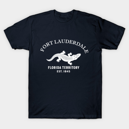 Fort Myers Florida Vintage Retro Women's T-Shirt - White Logo - Various Colors