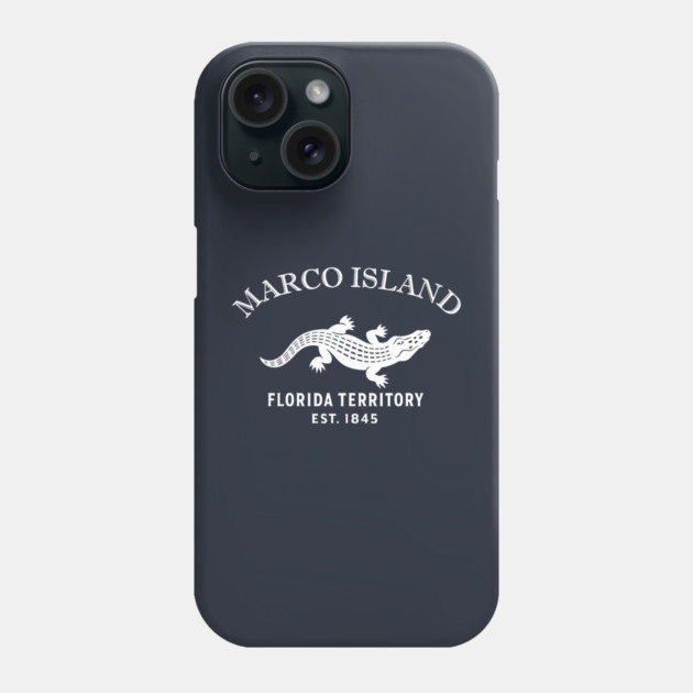 Marco Florida Vintage Retro Phone Case - White Logo
