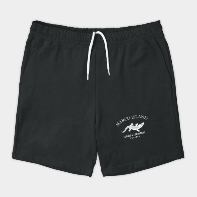 Marco Florida Vintage Retro Shorts - White Logo - Various Colors