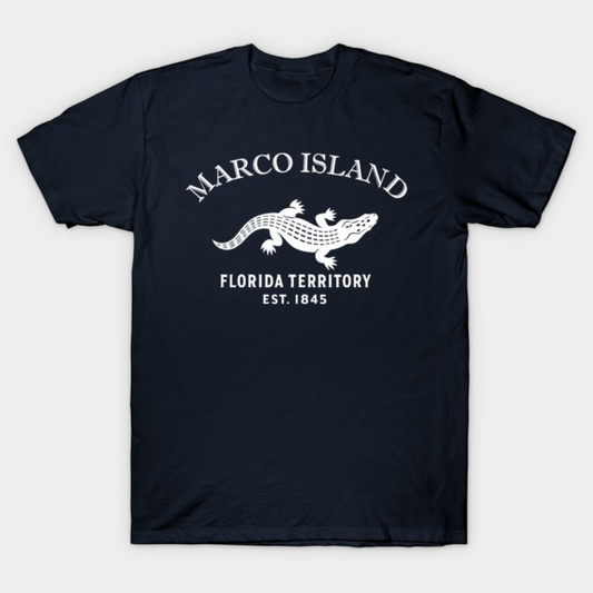 Marco Florida Vintage Retro Women's T-Shirt - White Logo - Various Colors