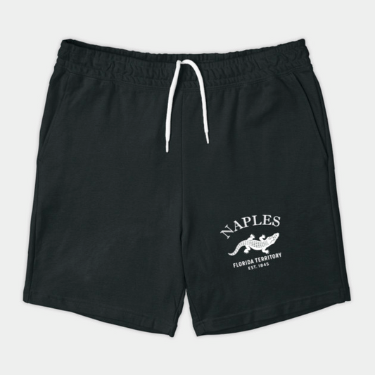 Naples Florida Vintage Retro Shorts - White Logo - Various Colors
