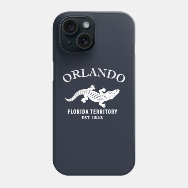 Orlando Florida Vintage Retro Phone Case - White Logo