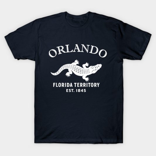 Orlando Florida Vintage Retro Women's T-Shirt - White Logo - Various Colors