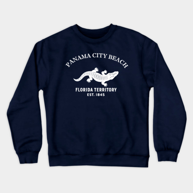 Panama Florida Vintage Retro Crewneck Sweatshirt - White Logo - Various Colors