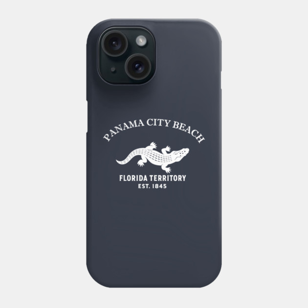 Panama Florida Vintage Retro Phone Case - White Logo
