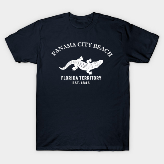 Panama Florida Vintage Retro Women's T-Shirt - White Logo - Various Colors