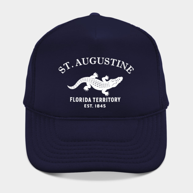 St. Augustine Florida Vintage Retro Hat - White Logo - Various Colors