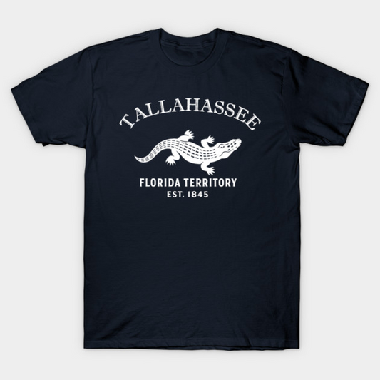 Tallahassee Florida Vintage Retro Women's T-Shirt - White Logo - Various Colors