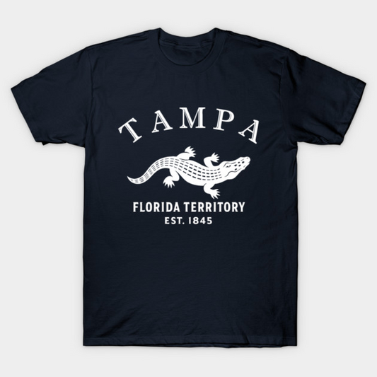 Tampa Florida Vintage Retro Women's T-Shirt - White Logo - Various Colors