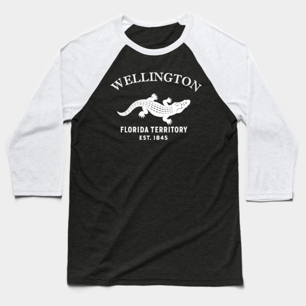 Wellington Florida Vintage Retro Baseball Tee - White Logo - Various Colors