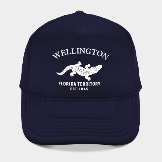 Wellington Florida Vintage Retro Hat - White Logo - Various Colors