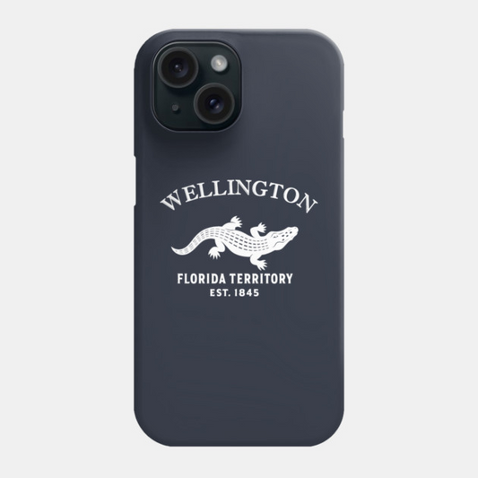 Wellington Florida Vintage Retro Phone Case - White Logo