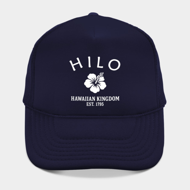 Hilo Hawaii Vintage Retro Hat - White Logo - Various Colors