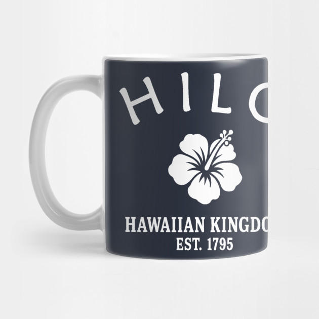 Hilo Hawaii Vintage Retro Mug - White Logo