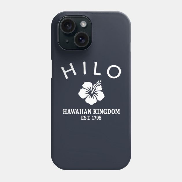 Hilo Hawaii Vintage Retro Phone Case - White Logo
