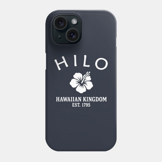 Hilo Hawaii Vintage Retro Phone Case - White Logo
