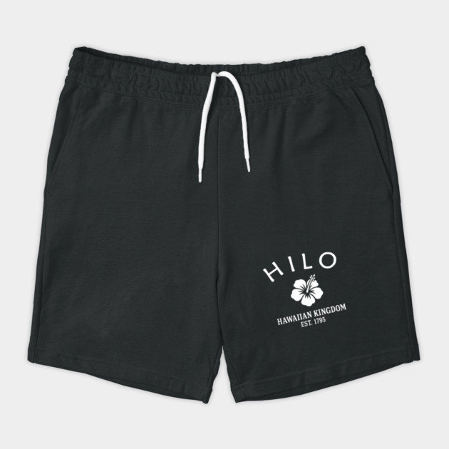 Hilo Hawaii Vintage Retro Shorts - White Logo - Various Colors