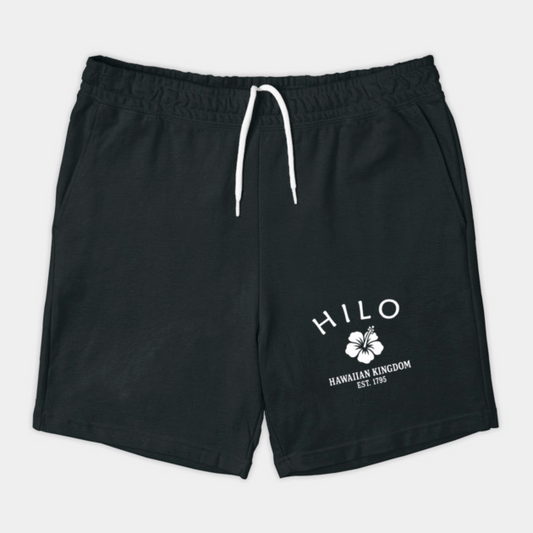 Hilo Hawaii Vintage Retro Shorts - White Logo - Various Colors