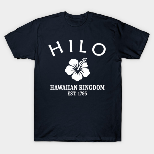 Hilo Hawaii Vintage Retro Women's T-Shirt - White Logo - Various Colors